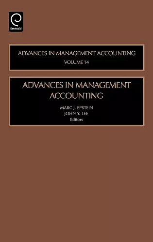 Advances in Management Accounting cover