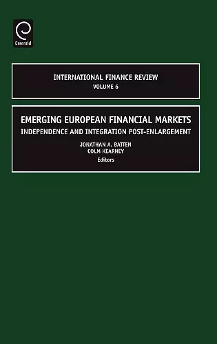 Emerging European Financial Markets cover