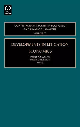 Developments in Litigation Economics cover