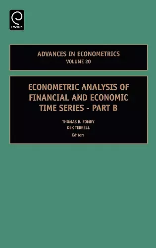 Econometric Analysis of Financial and Economic Time Series cover