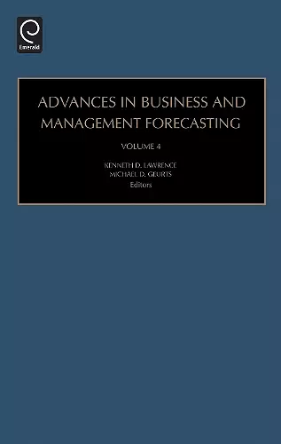 Advances in Business and Management Forecasting cover