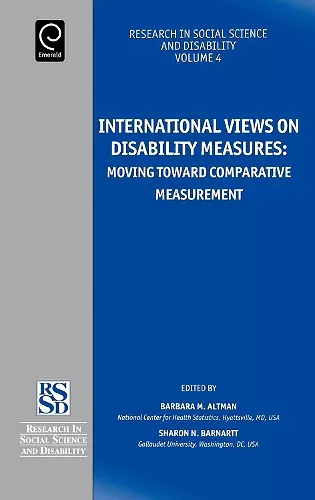 International Views on Disability Measures cover