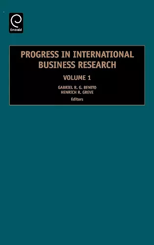 Progress in International Business Research cover