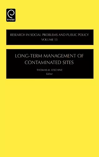 Long-Term Management of Contaminated Sites cover