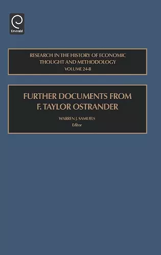 Further Documents from F. Taylor Ostrander cover