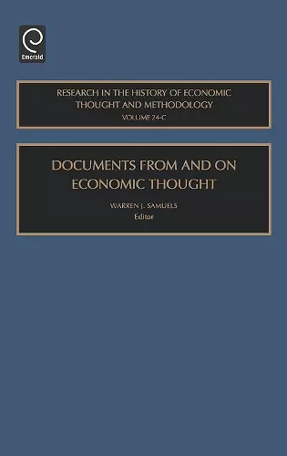 Documents From and On Economic Thought cover