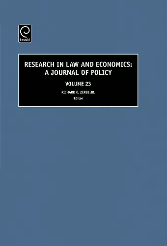 Research in Law and Economics cover