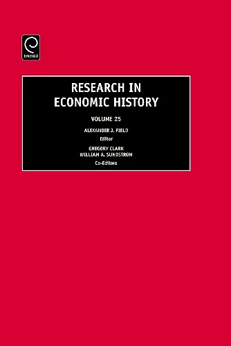 Research in Economic History cover