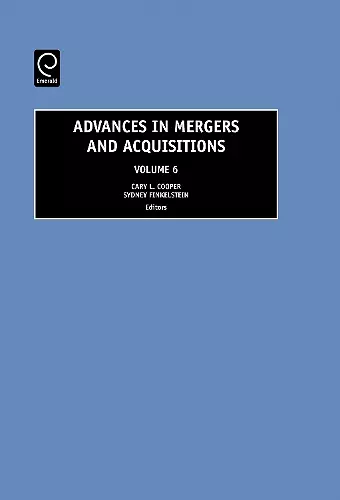 Advances in Mergers and Acquisitions cover