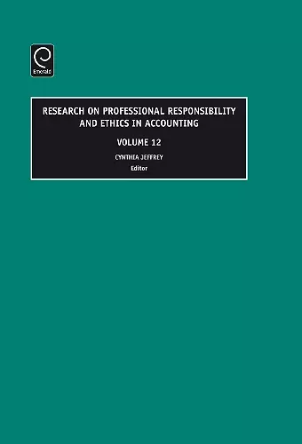 Research on Professional Responsibility and Ethics in Accounting cover