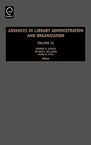 Advances in Library Administration and Organization cover