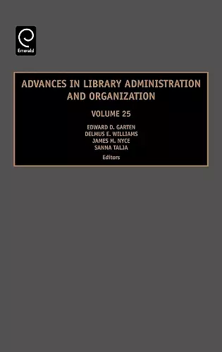 Advances in Library Administration and Organization cover