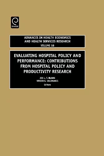 Evaluating Hospital Policy and Performance cover