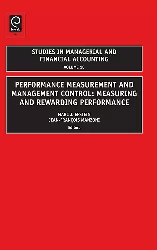 Performance Measurement and Management Control cover