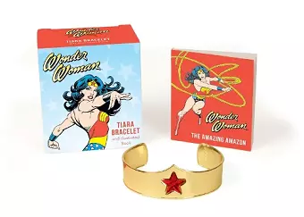 Wonder Woman Tiara Bracelet and Illustrated Book cover