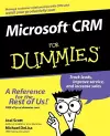 Microsoft CRM For Dummies cover