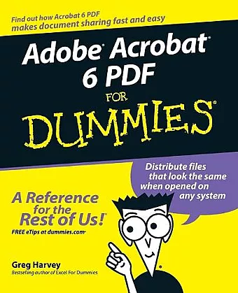 Adobe Acrobat 6 PDF For Dummies cover