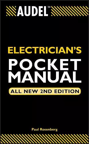 Audel Electrician's Pocket Manual cover