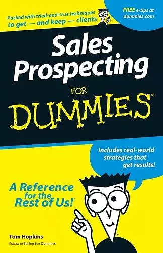 Sales Prospecting For Dummies cover