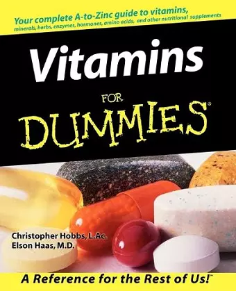 Vitamins For Dummies cover