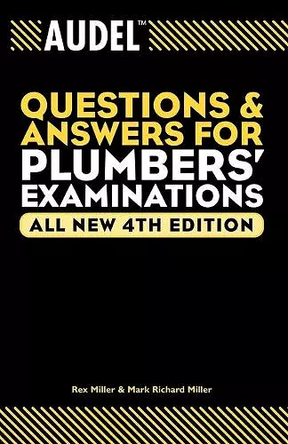 Audel Questions and Answers for Plumbers' Examinations cover