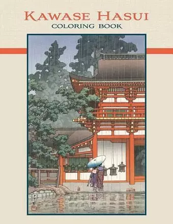 Kawase Hasui Colouring Book cover