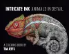 Intricate Ink  Animals in Detail a Coloring Book by Tim Jeffs cover