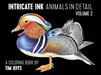 Intricate Ink Animals in Detail Vol. 2 a Coloring Book by Tim Jeffs cover