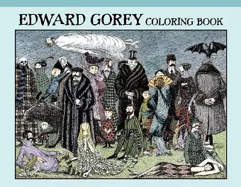 Edward Gorey Coloring Book cover