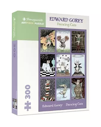 Edward Gorey Dancing Cats 300-Piece Jigsaw Puzzle cover