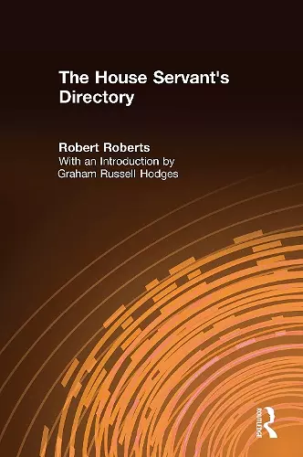 The House Servant's Directory cover