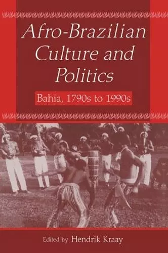 Afro-Brazilian Culture and Politics cover