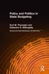 Policy and Politics in State Budgeting cover