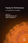 Paying for Performance: An International Comparison cover