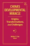 China's Developmental Miracle cover