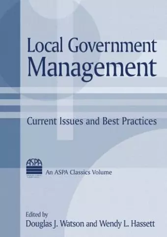 Local Government Management cover