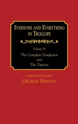 Everyone and Everything in Trollope: v. 1-4 cover