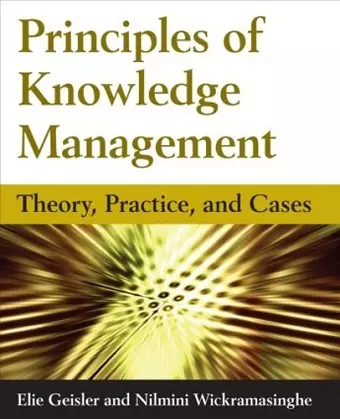 Principles of Knowledge Management cover