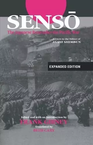 Senso: The Japanese Remember the Pacific War cover