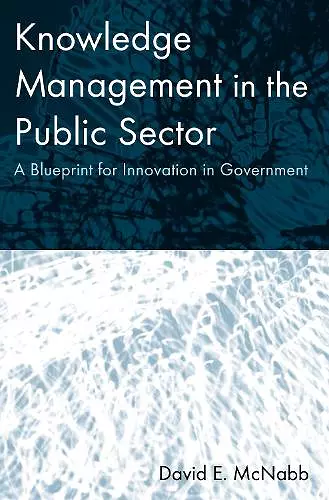 Knowledge Management in the Public Sector cover