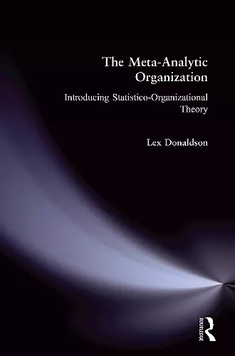 The Meta-Analytic Organization cover