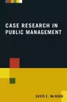 Case Research in Public Management cover