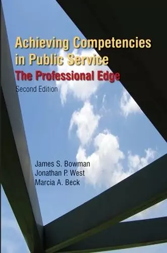 Achieving Competencies in Public Service: The Professional Edge cover