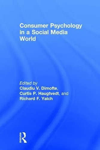 Consumer Psychology in a Social Media World cover