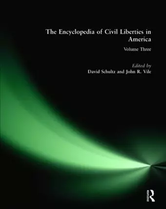 The Encyclopedia of Civil Liberties in America cover