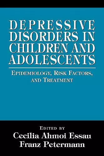 Depressive Disorders in Children and Adolescents cover