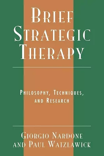 Brief Strategic Therapy cover