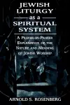 Jewish Liturgy as a Spiritual System cover