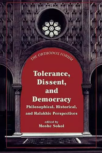 Tolerance, Dissent, and Democracy cover