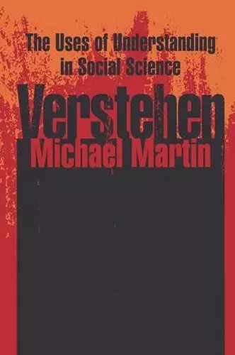 Verstehen cover